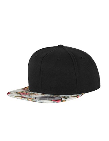 FLE-6089F-Floral Snapback